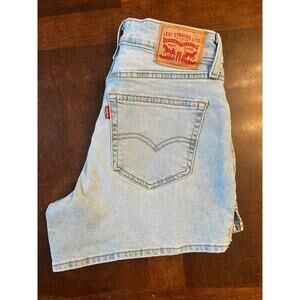 Levi's Light Blue Denim Jean Shorts